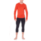 Icebreaker 150 Zone Long Sleeve Crewe, Chili Red/Monsoon, Small, 104347-601-S