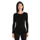 Icebreaker 175 Everyday Long Sleeve Crewe Thermal Top - Womens, Black, Extra Small, IB104471001XS
