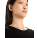 Icebreaker 175 Everyday Short Sleeve Crewe Thermal Top - Womens, Black, Extra Small, IB104470001XS