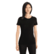 Icebreaker 175 Everyday Short Sleeve Crewe Thermal Top - Women's, Black, Extra Small, IB104470001XS