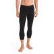 Icebreaker 200 Oasis 3/4 Thermal Leggings - Men's, Black, Extra Small, IB104368001XS