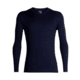 Icebreaker 200 Oasis Long Sleeve Crewe - Men's, Midnight Navy, Small, IB104365401S