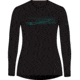 Icebreaker 200 Oasis Long Sleeve Crewe Ski Stripes Thermal Top - Women's, Black, Extra Small, IB0A56HZ001XS