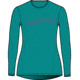 Icebreaker 200 Oasis Long Sleeve Crewe Ski Stripes Thermal Top - Women's, Flux Green, Medium, IB0A56HZ861M