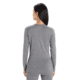 Icebreaker 200 Oasis Long Sleeve Crewe - Womens, Gritstone Heather, Large, IB104375013L