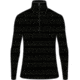 Icebreaker 200 Oasis Long Sleeve Half Zip First Snow Thermal Top - Men's, Black/Loden/Aop, Extra Small, IB0A56T2A55XS
