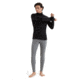 Icebreaker 200 Oasis Long Sleeve Half Zip Thermal Top - Mens, Black, Extra Small, IB104367001XS