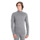 Icebreaker 200 Oasis Long Sleeve Half Zip Thermal Top - Mens, Gritstone Heather, Extra Small, IB104367013XS