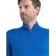 Icebreaker 200 Oasis Long Sleeve Half Zip Thermal Top - Mens, Lazurite, Extra Large, IB104367580XL