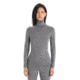 Icebreaker 200 Oasis Long Sleeve Half Zip Thermal Top - Women's, Gritstone Heather, Extra Small, IB104380013XS