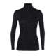 Icebreaker 200 Oasis Long Sleeve Half Zip Thermal Top - Women's, Black, Large, IB104380001L