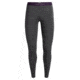 Icebreaker 200 Zone Leggings - Womens, Jet HTHR/Lotus, Medium, 104427A14M