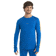 Icebreaker 200 ZoneKnit Long Sleeve Crewe Thermal Top - Mens, Lazurite/Solar/Cb, 2XL, IB0A56HA876XXL