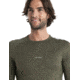 Icebreaker 200 ZoneKnit Long Sleeve Crewe Thermal Top - Mens, Loden/Ether/Cb, Extra Small, IB0A56HA881XS