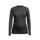 Icebreaker 200 ZoneKnit Long Sleeve Crewe Thermal Top - Women's, Jet Heather/Black/Metro Heather/Cb, Extra Small, IB0A56HD585XS