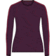 Icebreaker 200 ZoneKnit Long Sleeve Crewe Thermal Top - Women's, Nightshade/Electronpnk/Cb, Extra Large, IB0A56HD940XL