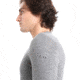 Icebreaker 260 Tech Long Sleeve Crewe Thermal Top - Men's, Gritstone Heather, 2XL, IB104371013XXL