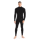 Icebreaker 260 Tech Long Sleeve Half Zip Thermal Top - Mens, Black, Extra Small, IB104372001XS