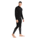 Icebreaker 260 Tech Long Sleeve Turtleneck Thermal Top - Mens, Black, Extra Small, IB0A56IE001XS