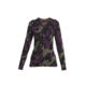 Icebreaker 260 Vertex Long Sleeve Natural Shades Crewe Top - Womens, Black/Loden/Nightshade/J, Extra Small, IB0A56UP962XS