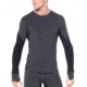 Icebreaker 260 Zone Long Sleeve Crewe - Mens, Jet HTHR/Black, Large, 104360A01L