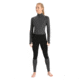 Icebreaker 260 ZoneKnit Long Sleeve Half Zip Thermal Top - Womens, Jet Heather/Black/Metro Heather/Cb, Large, IB0A56HI585L