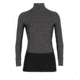 Icebreaker 260 ZoneKnit Long Sleeve Half Zip Thermal Top - Women's, Jet Heather/Black/Metro Heather/Cb, Large, IB0A56HI585L
