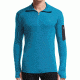Apex Long Sleeve Half Zip - Mens-Alpine/Carbon-X-Large