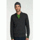 Icebreaker Aries Cardigan Clearance - Men's-Jet/Grass-Medium
