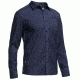Icebreaker Departure Long Sleeve Shirt - Mens-Admiral/Fathom Heather-Large