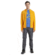 Icebreaker Descender Long Sleeve Zip Hood - Mens, Solar/Earth, Medium, IB104854866M