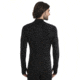 Icebreaker Men 300 MerinoFine Polar LS Half Zip, Black, L, IBBA56Q9001L