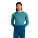 Icebreaker Merino 200 ZoneKnit Long Sleeve Crew Thermal Top - Mens, Atlantis/Topaz/CB, Medium, IB0A579O0J7M
