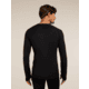 Icebreaker Merino 200 ZoneKnit Long Sleeve Crew Thermal Top - Mens, Black, Large, IB0A579O001L