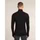 Icebreaker Merino 200 ZoneKnit Long Sleeve Half Zip Thermal Top - Mens, Black, Extra Large, IB0A57CH001XL