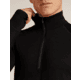 Icebreaker Merino 200 ZoneKnit Long Sleeve Half Zip Thermal Top - Mens, Black, Extra Large, IB0A57CH001XL