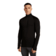 Icebreaker Merino 200 ZoneKnit Long Sleeve Half Zip Thermal Top - Mens, Black, Extra Large, IB0A57CH001XL
