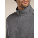 Icebreaker Merino 260 Tech Long Sleeve Half Zip Thermal Top - Mens, Gritstone HTHR, Large, IBB04372013L