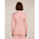 Icebreaker Merino 260 Tech Long Sleeve Half Zip Thermal Top - Womens, Blush, Large, IBB043900GUL
