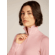 Icebreaker Merino 260 Tech Long Sleeve Half Zip Thermal Top - Womens, Blush, Large, IBB043900GUL