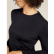 Icebreaker Merino Blend 125 Cool-Lite Sphere LS T-Shirt - Womens, Black, Small, IB0A56ZN001S