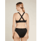 Icebreaker Merino Blend 125 Cool-Lite Sprite Racerback Bra - Womens, Black, Large, IB0A5724001L