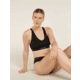 Icebreaker Merino Blend 125 Cool-Lite Sprite Racerback Bra - Womens, Black, Large, IB0A5724001L