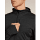 Icebreaker Merino Blend 200 RealFleece Descender Long Sleeve Zip Hoodie - Mens, Jet HTHR/Black/CB, Large, IBBA56VZ944L