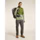 Icebreaker Merino Blend 200 RealFleece Descender LS Half Zip Hoodie - Mens, Sphagnum/Lichen/CB, 2XL, IBBA56VY0GBXXL