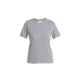 Icebreaker Merino Linen SS Tee Stripe - Womens, Snow/Midnight Navy/S, Medium, IB0A56ZYA78M