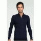 Icebreaker Mondo Long Sleeve Half Zip 200 - Men's-Large-Splash/Sail Stitch