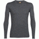 Icebreaker Oasis Long Sleeve Crew Top - Men's-Gritstone Heather-X-Large