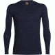 Icebreaker Oasis Long Sleeve Crew Top - Men's-Midnight Navy-Small