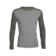 Oasis Long Sleeve Crew Top - Mens-Metro Heather/Metal-X-Large